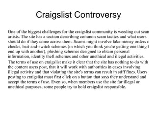How Craigslist Works PPT
