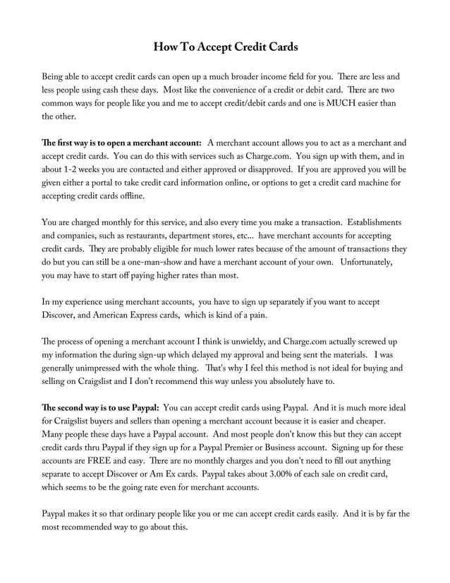 Craigslist Seattle Buying and Selling Guide PPT