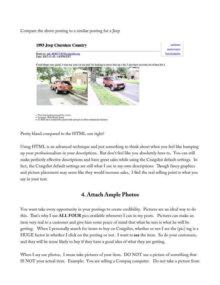 Craigslist Seattle Buying and Selling Guide Craigslist Seattle Buying and Selling Guide