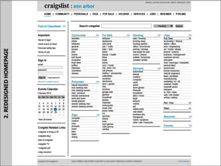 2. REDESIGNED HOMEPAGE
 