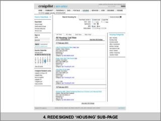 4. REDESIGNED ‘HOUSING’ SUB-PAGE
 