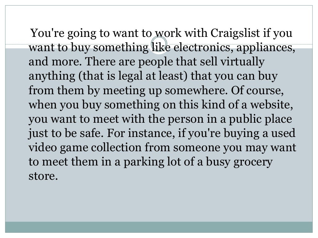 Craigslist wichita