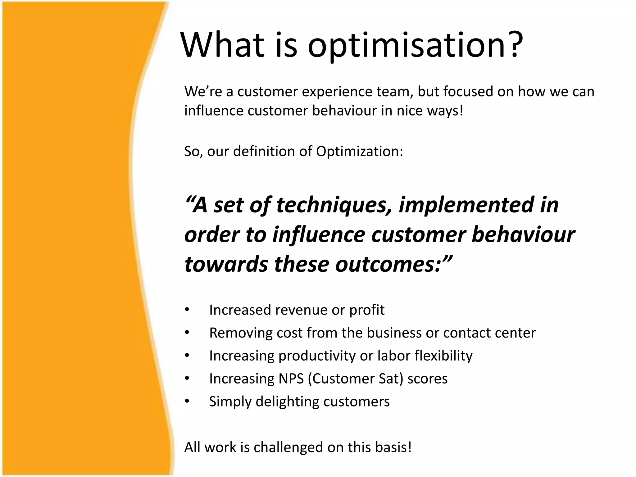 A/B and Multi-variate testing