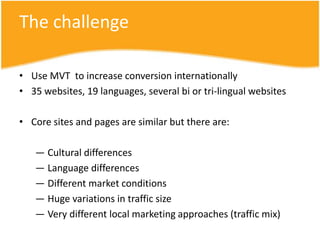 Mobile UX and optimisation