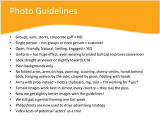 What about us?Easy wins?  In priority order:HomepageCore funnel (common to all websites)High traffic landing pages (hero SEO and PPC terms)Local landing pagesInfluencing pagesLower traffic landing pages