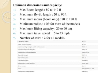 Construction Equipment -Crane - Hoisting equipment | PPTX