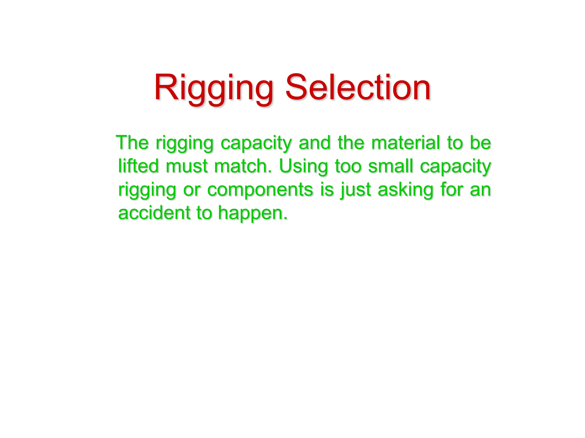 Crane-Rigging-Lifting lifting preacitions | PPTX