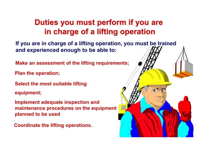 Crane-Rigging-Lifting lifting preacitions | PPTX