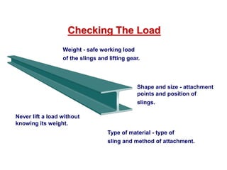 Crane-Rigging-Lifting lifting preacitions | PPTX