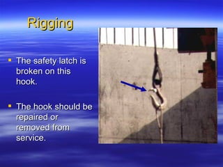 Crane Safety & Rigging | PPT