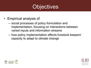 Analyzing the science policy-practice interface in climate change adaptation