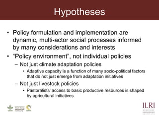 Analyzing the science policy-practice interface in climate change adaptation