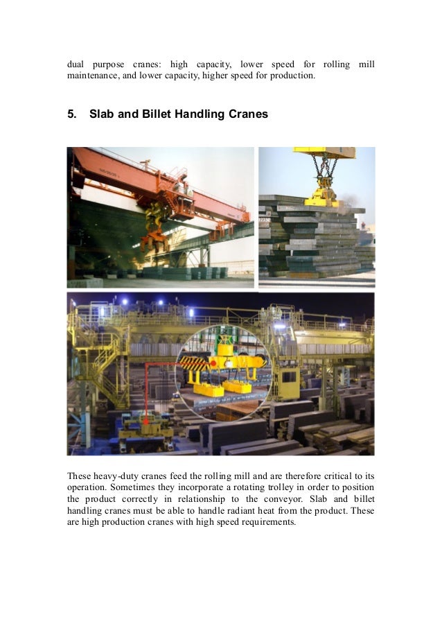 Cranes Applied in Steel Making