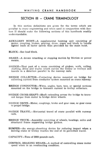 Crane handbook
