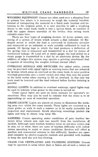 Crane handbook