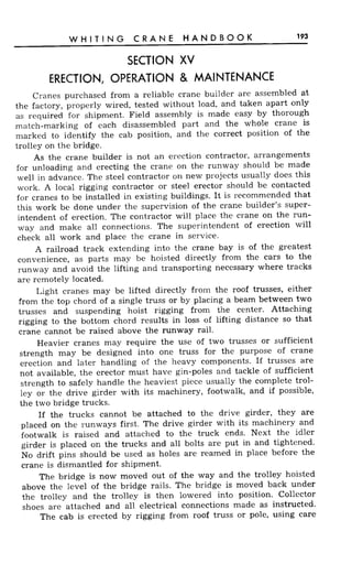 Crane handbook