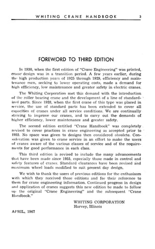 Crane handbook