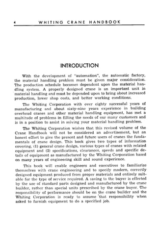Crane handbook
