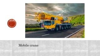 Mobile crane
 