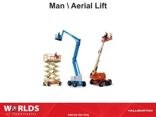 Man  Aerial Lift




     Internal Use Only
 