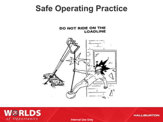 Safe Operating Practice




        Internal Use Only
 