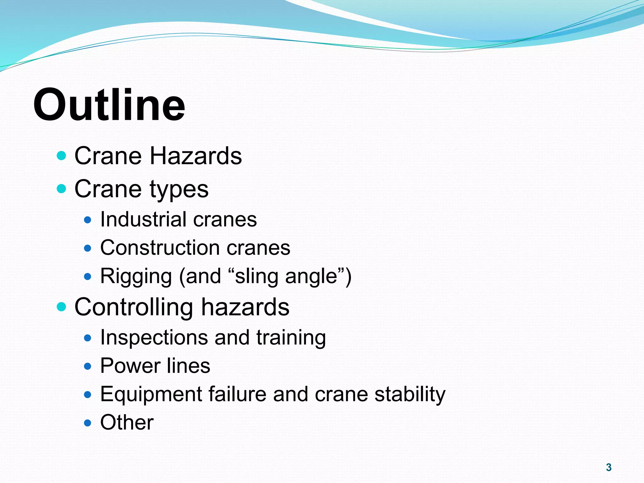 Cranes and Hoist Safety | PPT