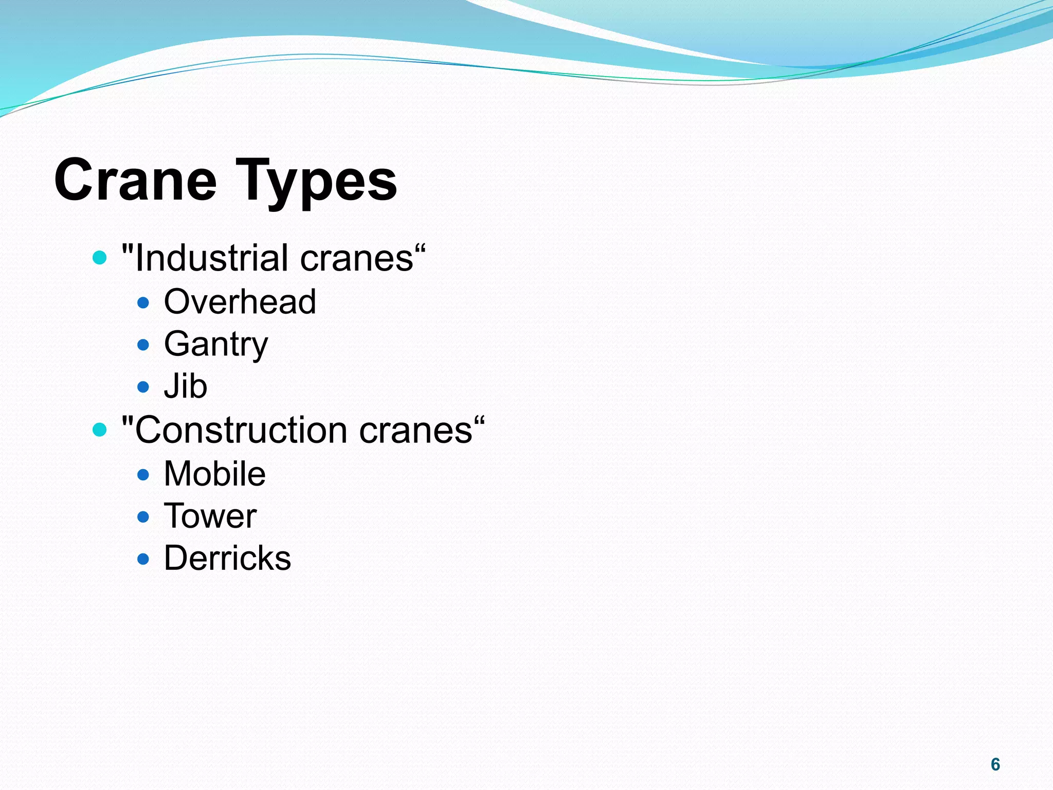 Cranes and Hoist Safety | PPT