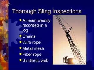Cranes and Rigging | PPT