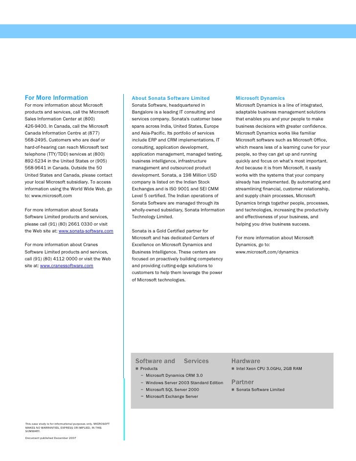 crm case study with solution in india crm case study with solution in india