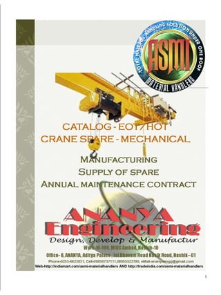 Crane spare mechanical