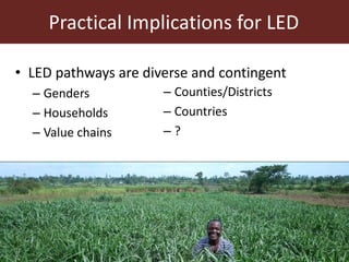 Understanding pathways toward low emissions livestock: Evidence from Kenya and Tanzania