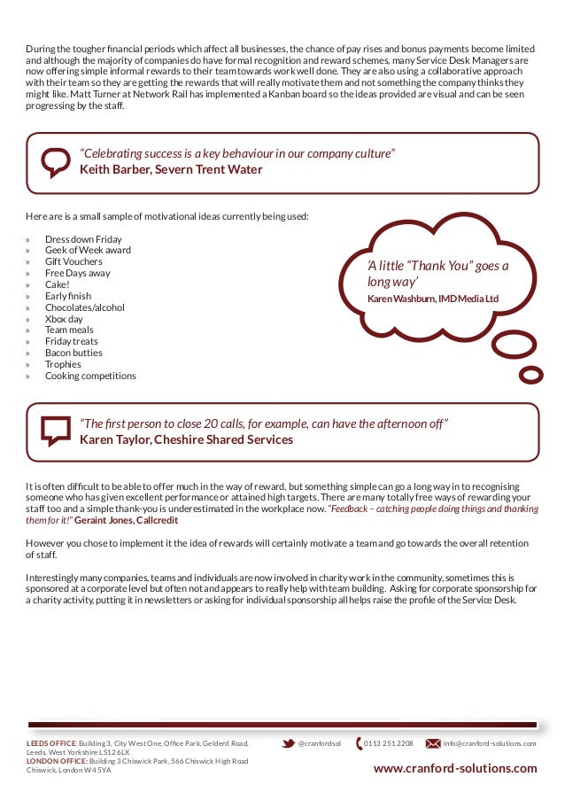 Service desk thesis