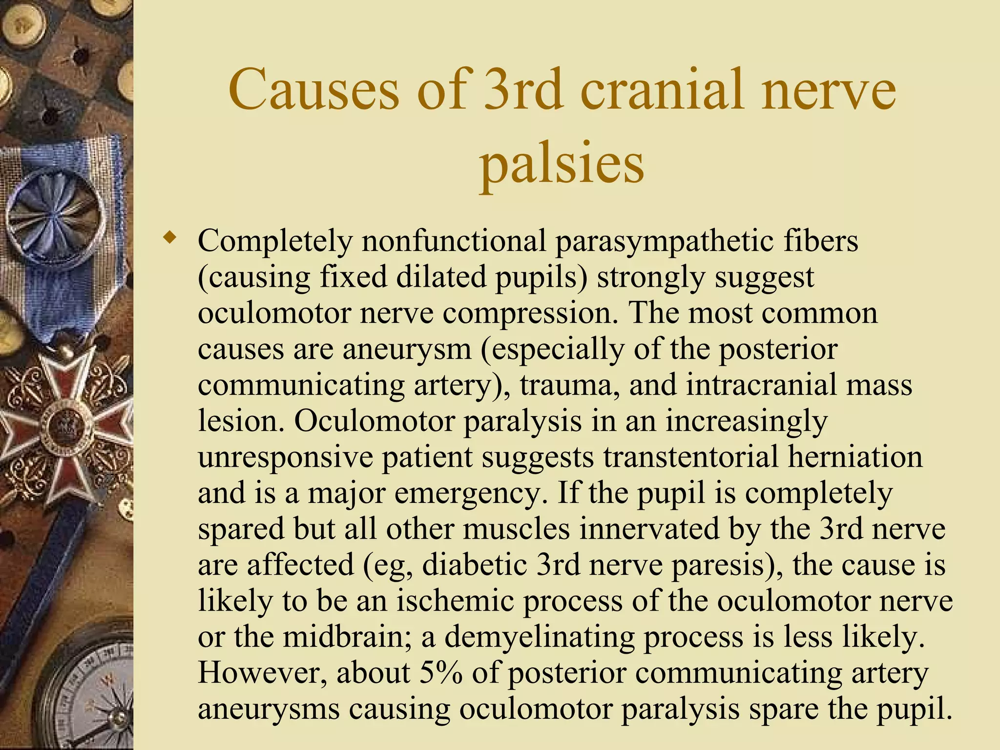 Cranial nerve palsies | PPT