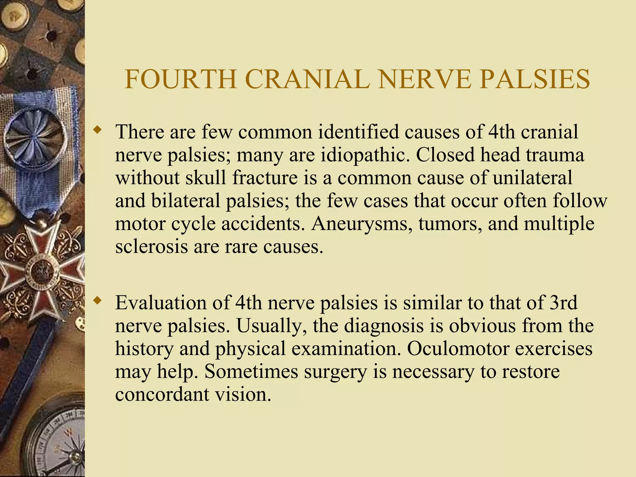 Cranial nerve palsies | PPT