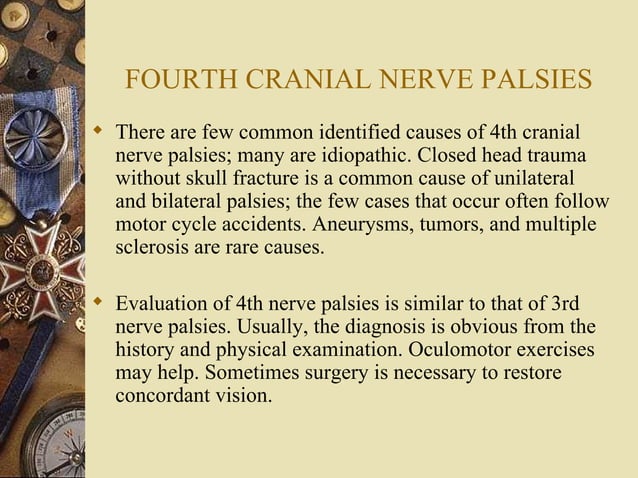 Cranial nerve palsies | PPT | Eye and Vision Conditions | Diseases and ...