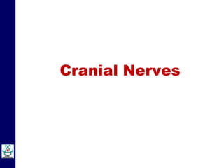 Cranial Nerves
 