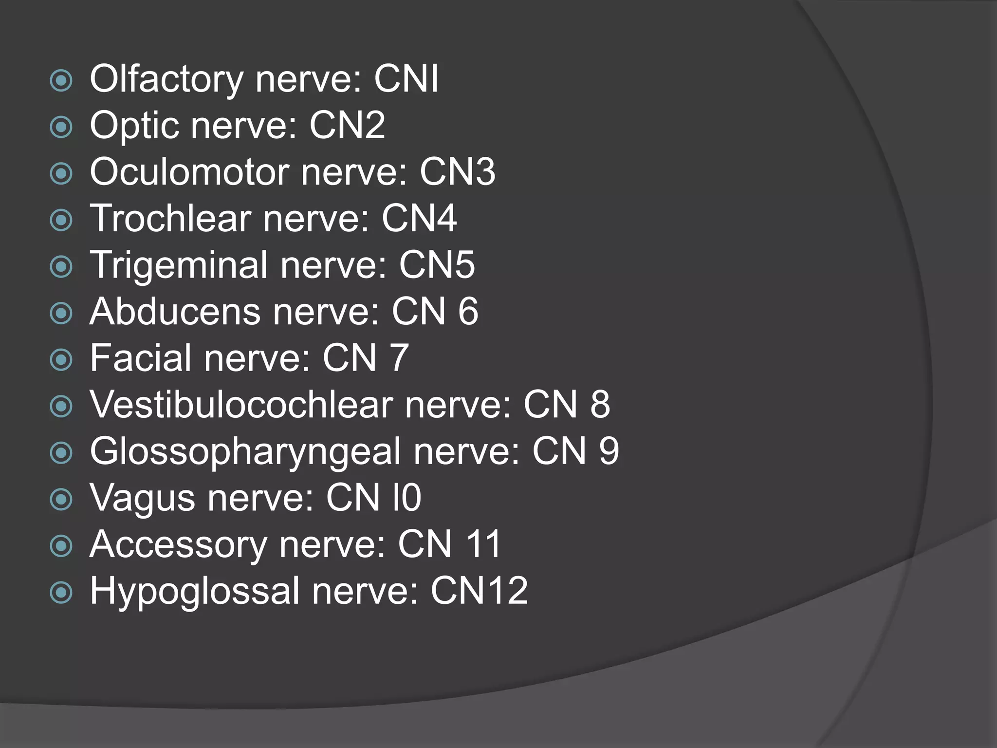 Cn5 Cranial nerves anatomy & pathology | PPTX