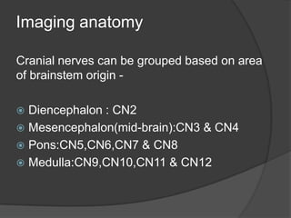 Cn5 Cranial nerves anatomy & pathology | PPTX