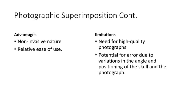 Cranio-Facial-Superimposition in forensic medicine.pptx | Photo Editing ...
