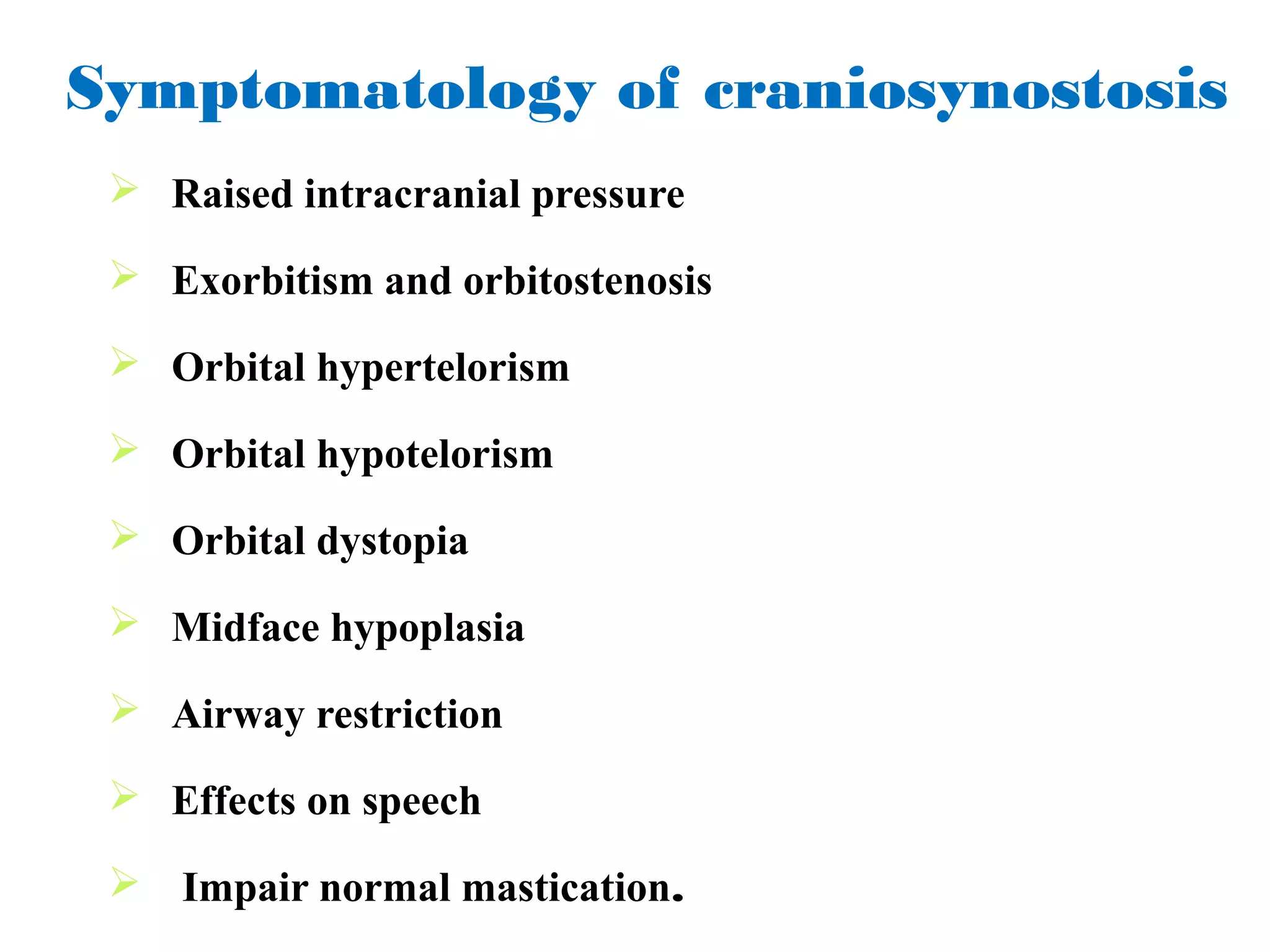 Cranoficial anomalies and craniosynostosis | PPT