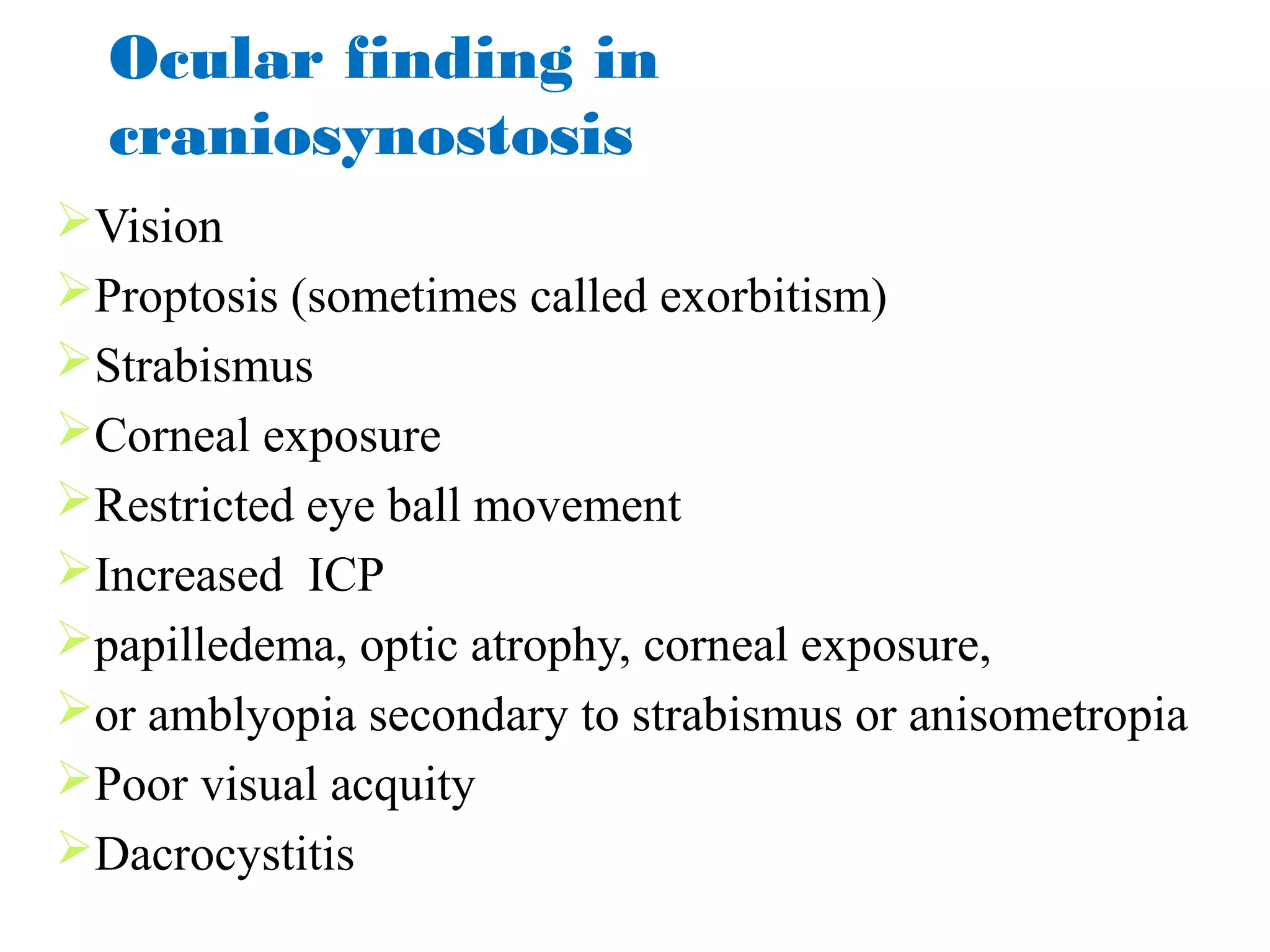 Cranoficial anomalies and craniosynostosis | PPT