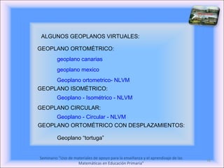 geoplano canarias   geoplano mexico   Geoplano ortometrico- NLVM   Geoplano - Isométrico - NLVM   Geoplano - Circular - NLVM   Geoplano “tortuga” ALGUNOS GEOPLANOS VIRTUALES: GEOPLANO ORTOMÉTRICO: GEOPLANO ISOMÉTRICO: GEOPLANO CIRCULAR: GEOPLANO ORTOMÉTRICO CON DESPLAZAMIENTOS: 