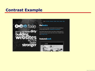 Saul Greenberg
Contrast Example
 