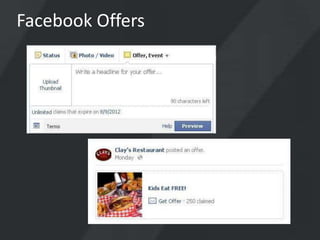 Facebook Offers
 