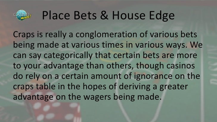 House Edge Craps Bets House Edge Craps Bets