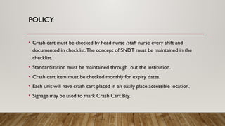 Comprehensive Crash Cart Management for Emergency Preparedness in ...