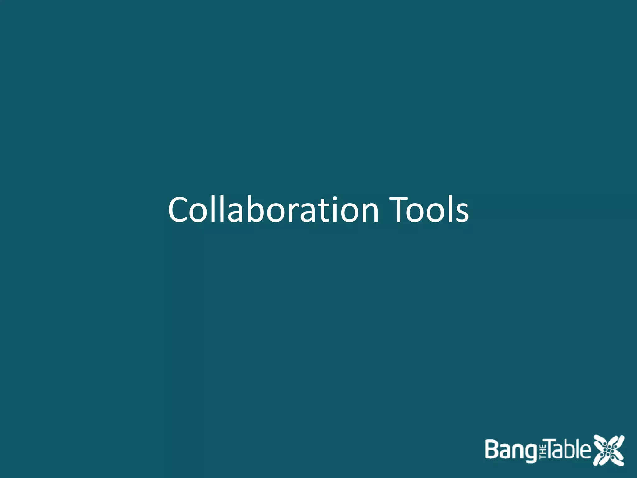Collaboration Tools