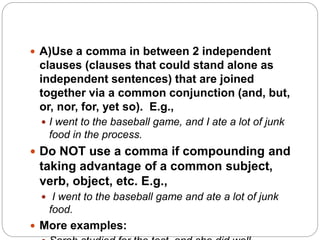 Crash course on grammar and common usage | PPTX