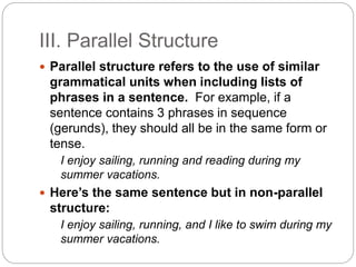 Crash course on grammar and common usage | PPTX