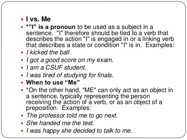 Crash course on grammar and common usage